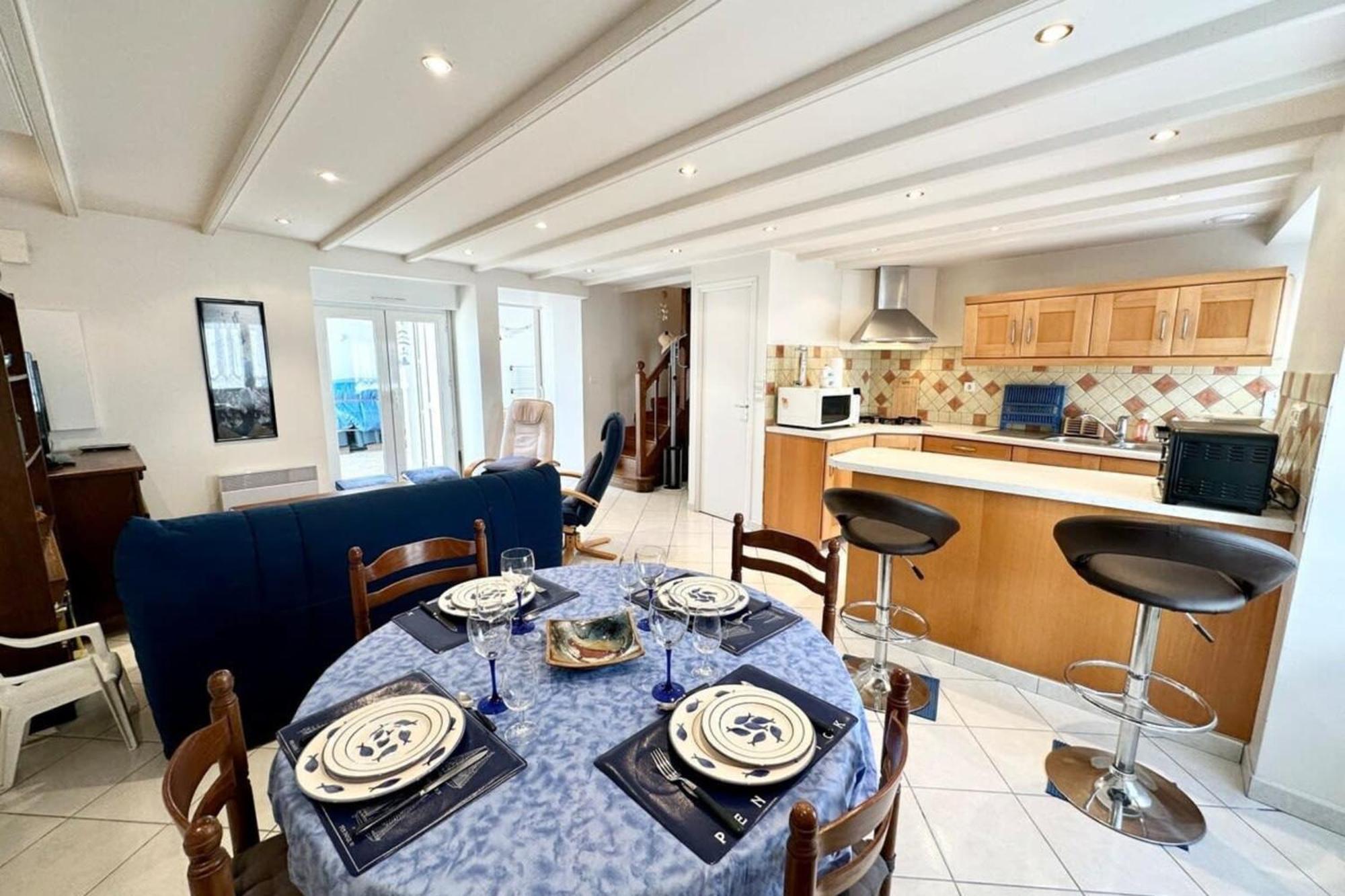 Maison De Charme Terrasse 5Min Des Plages Port-Louis Eksteriør bilde